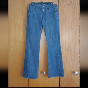 See Thru Soul Blue Flare Jeans